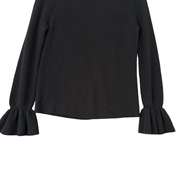 Banana Republic | Ruffle Sleeve Ribbed Knit Sweater Size S - Picture 3 of 11
